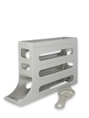 Huevera dispensadora de huevos blanco
