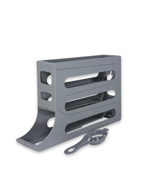 Huevera dispensadora de huevos gris