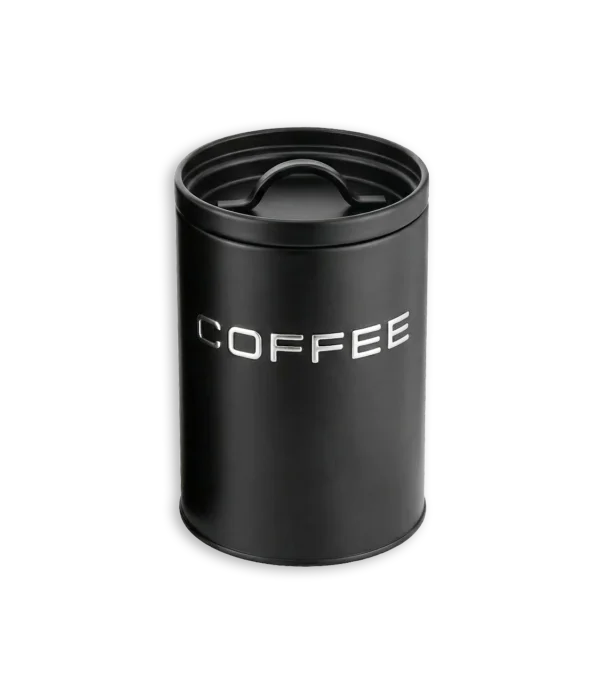 Lata negra café