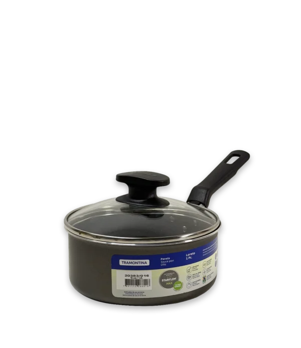 Olla Loreto con tapa de vidrio 16 cm Tramontina