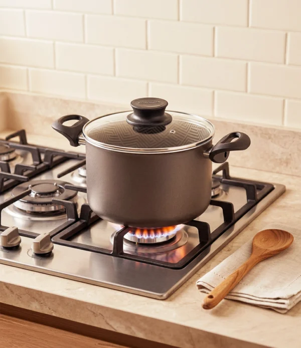 Olla Alta París con tapa de Vidrio 18 cm Tramontina