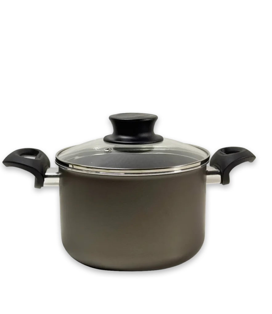 Olla Alta París con tapa de Vidrio 18 cm Tramontina