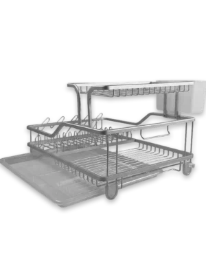 Escurridor de platos Eric multifunción haus up Gris