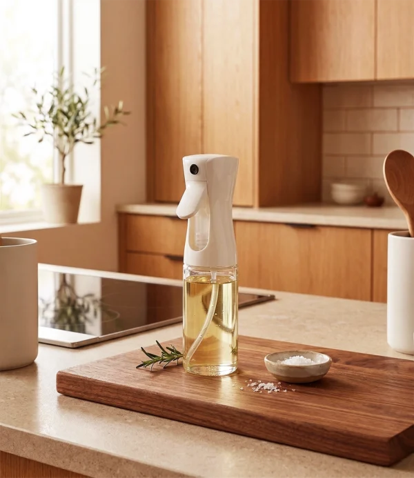 Spray cocina aceite blanco