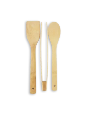 Utensillos de cocina bambú