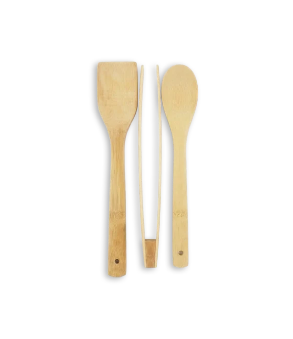 Utensillos de cocina bambú