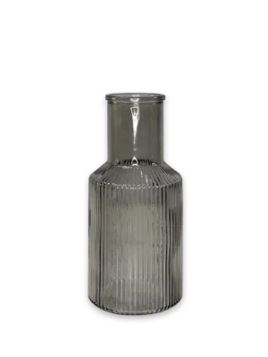 Botella de agua/florero negro Mister Kook