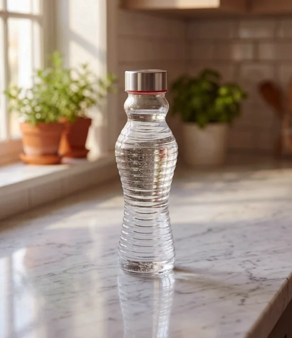 Botella ondas roja by Kandel