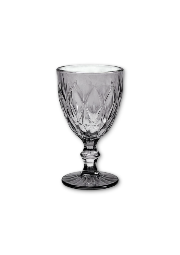 Copa Agua Cristales gris Decormesa