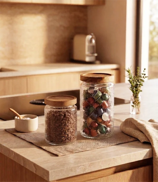 Frasco Ruinas Tapa Madera Grande