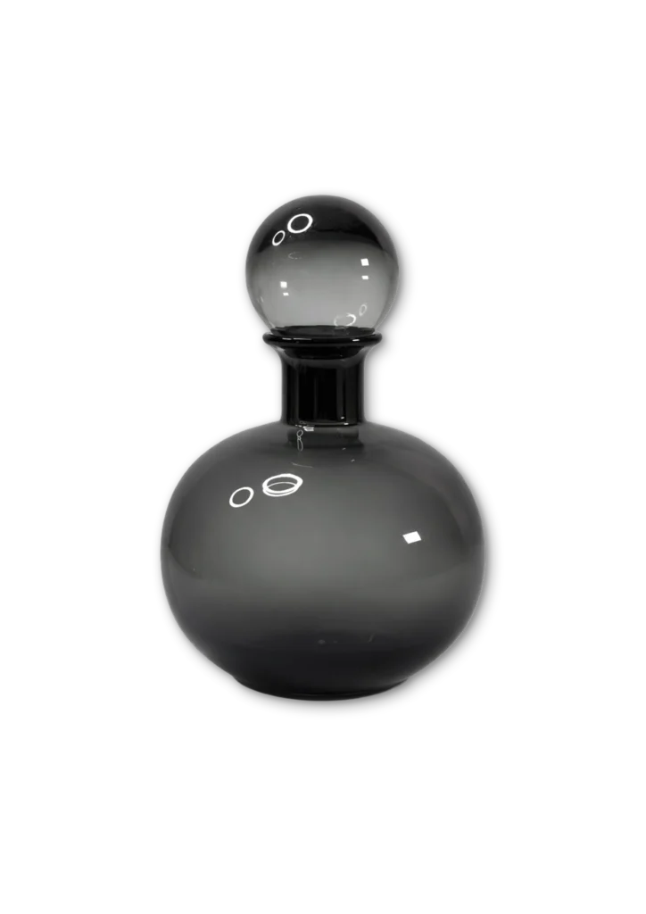 Jarrón gris grande