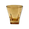 Vaso Ámbar Boca Ancha