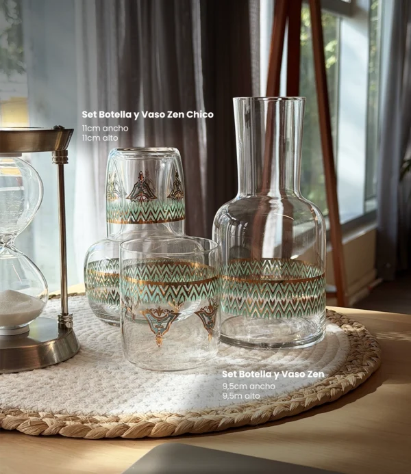 Set botella y vaso zen Mister Kook