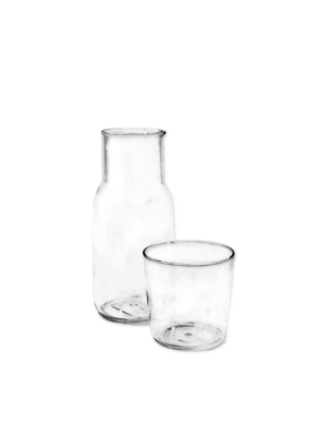 Set botella y vaso simple Mister Kook