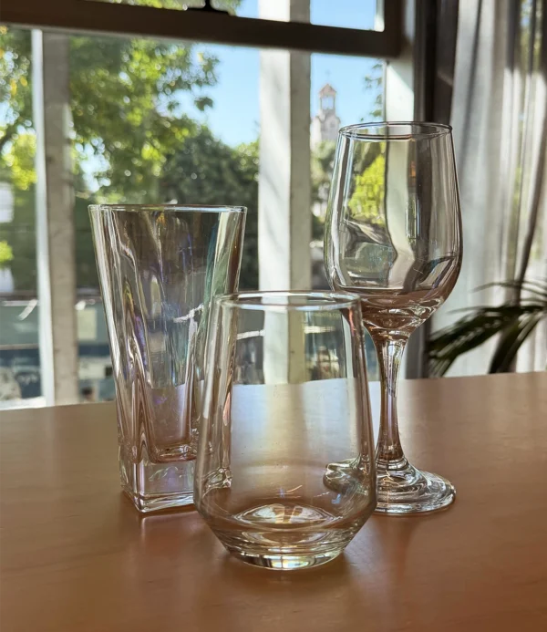 Vaso Trago Largo Tornasolado