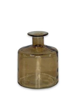 Difusor/florero chico liso marrón Mister Kook