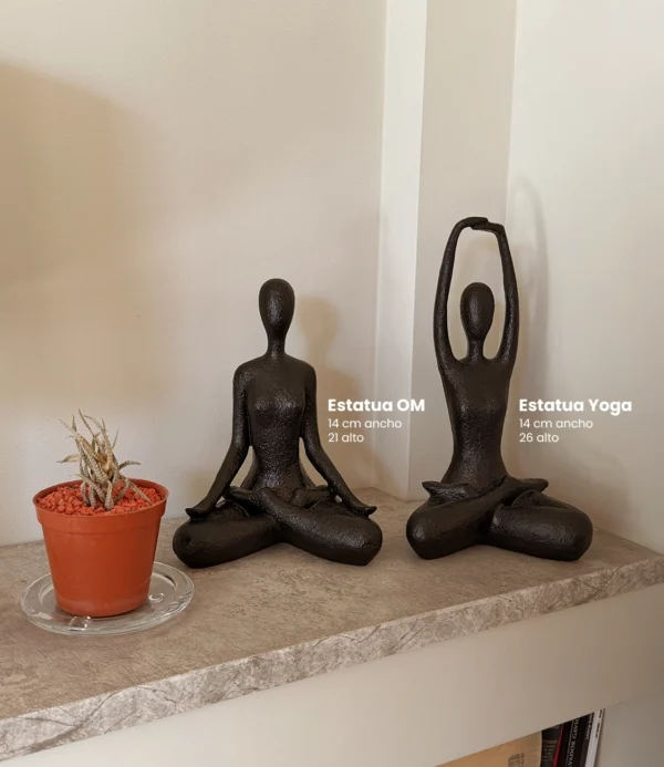 Estatua Yoga Negra