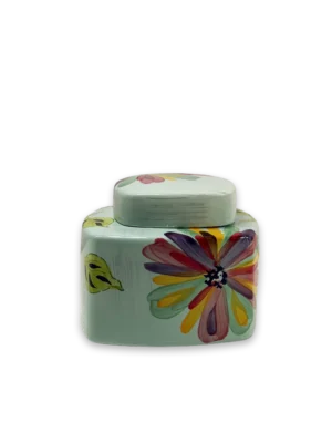 Frasco porcelana flores grande Mister Kook