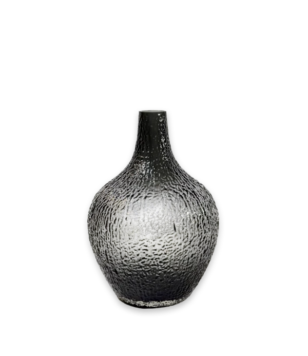 Jarrón negro agua chico