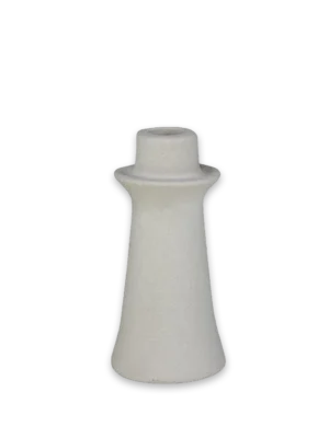 Porta vela visón blanco Mister Kook