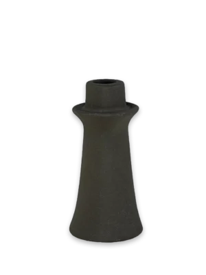 Porta vela visón gris oscuro Mister Kook