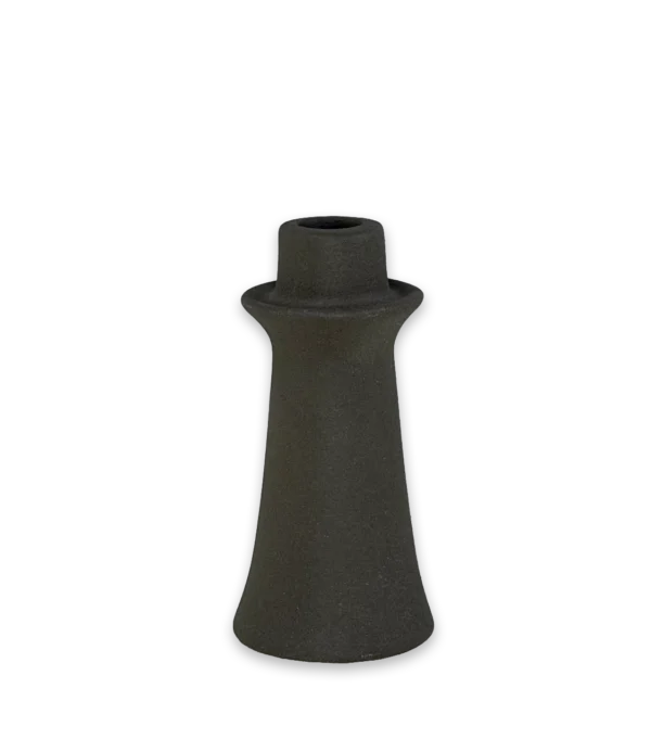 Porta vela visón gris oscuro Mister Kook