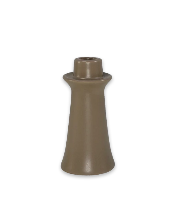 Porta vela visón marrón Mister Kook