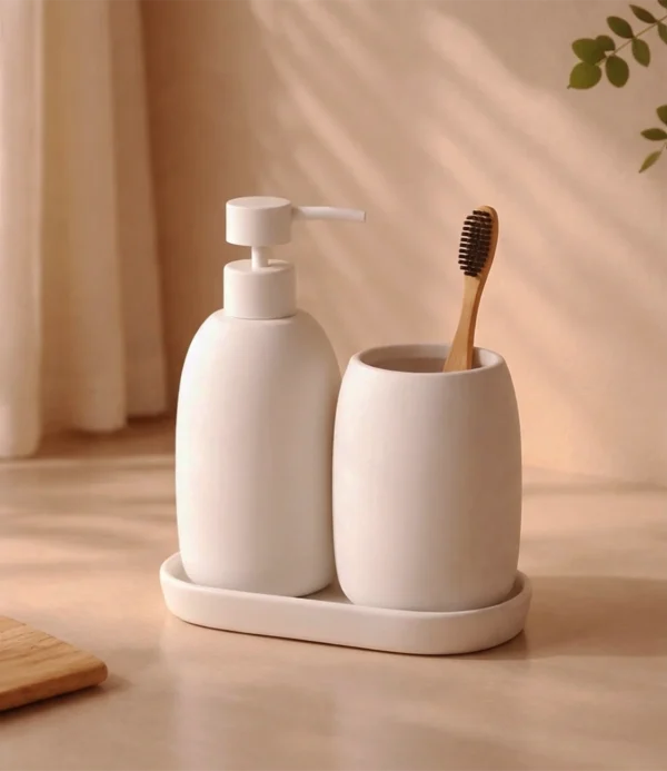 Set de baño amsterdam haus up blanco