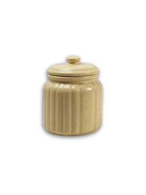 Tarro onda arena ceramica chico