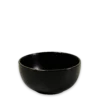 Bowl negro borde bronce