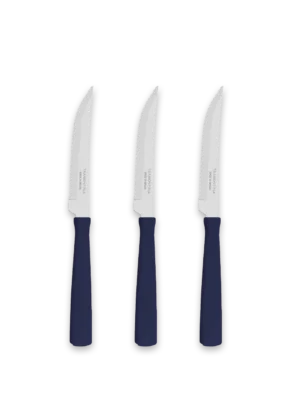 Set X3 Cuchillo Mesa New Kolor Tramontina