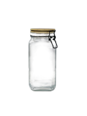 Frasco Tapa de Madera con Gancho Grande