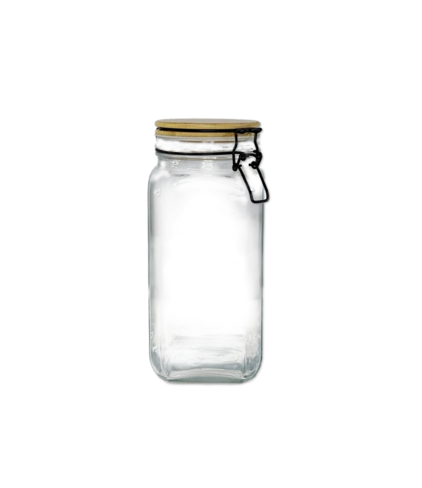 Frasco Tapa de Madera con Gancho Grande