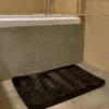 Tapete para baño negro bath