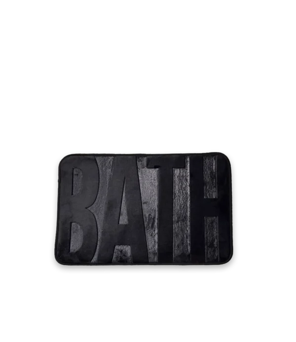 Tapete para baño negro bath