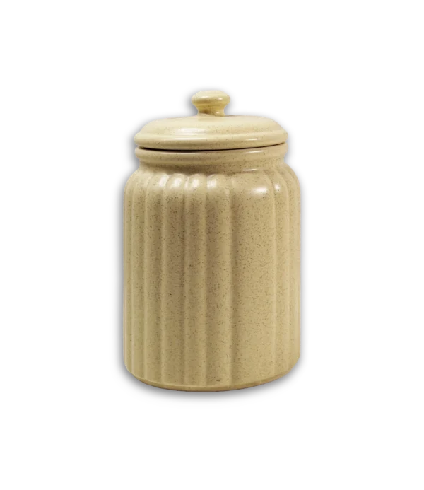 Tarro onda arena ceramica grande