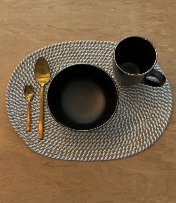 Tazas negras bordes bronce