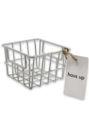 Canasto Mini blanco haus up