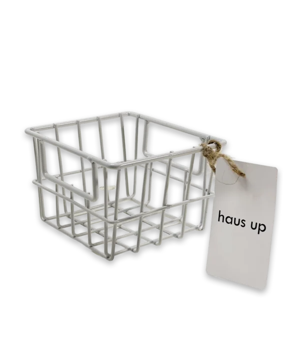 Canasto Mini blanco haus up