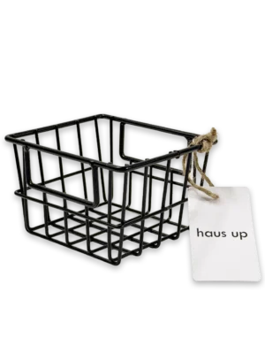 Canasto Mini Negro haus up