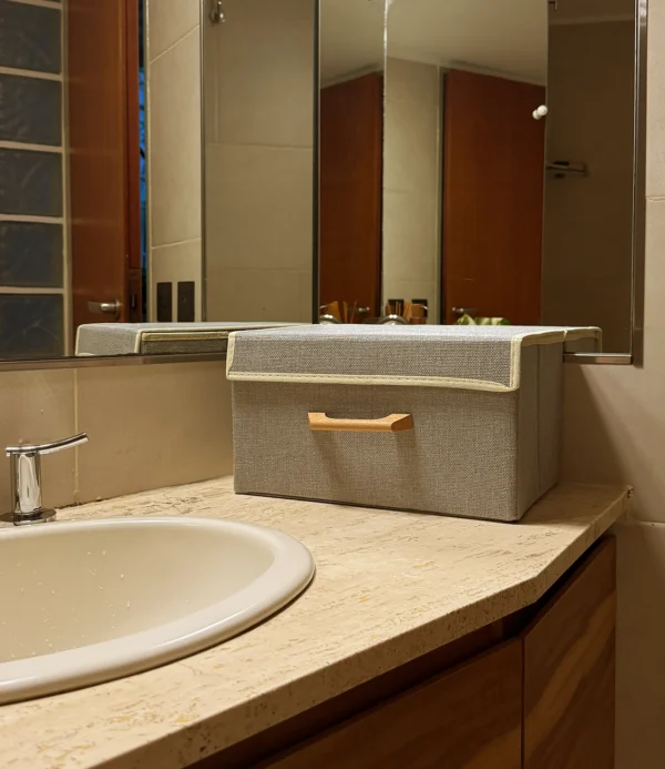 Canasto organizador con manija