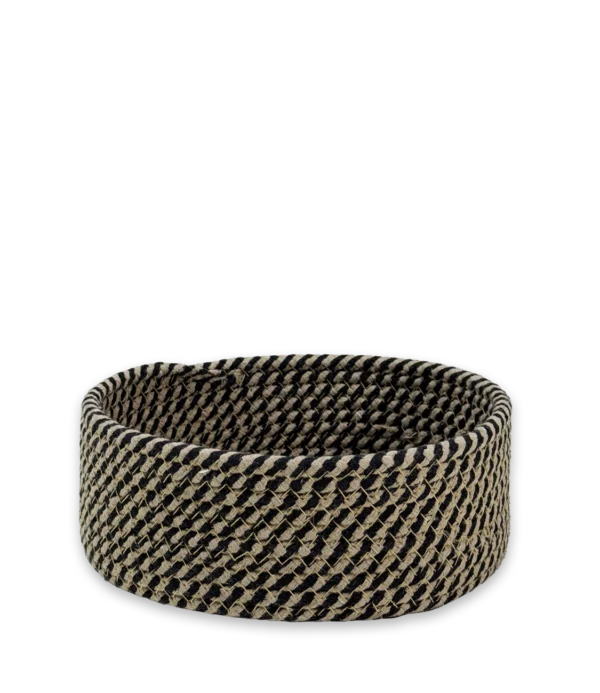 Canasto organizador redondo algodón grande