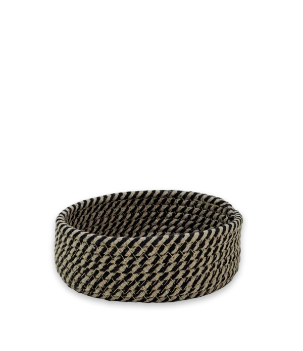 Canasto organizador redondo algodón chico