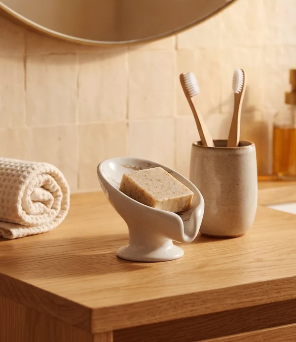 Jabonera Mármol Dorado