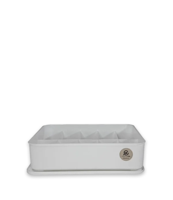 Organizador con tapa y 10 divisiones Plásticos Cerri