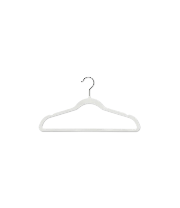 Percha household hanger fashion design blanco 5 unidades