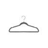 Percha household hanger fashion design gris 5 unidades