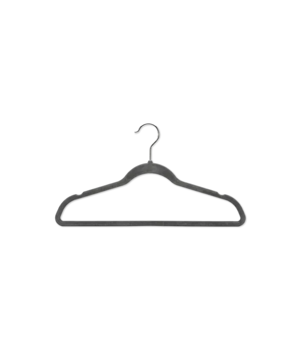 Percha household hanger fashion design gris 5 unidades