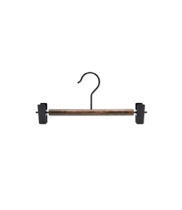 Perchas nórdicas con ganchos set x3 wooden negro