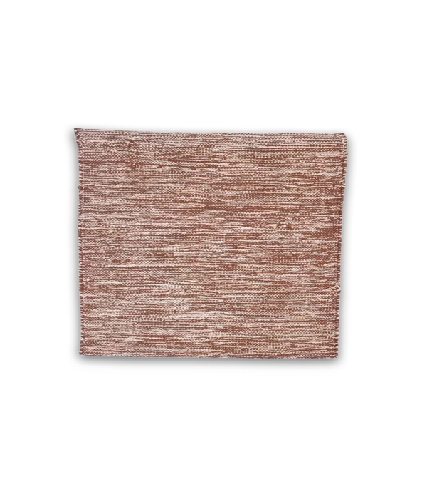 Alfombra algodón rústico rojo